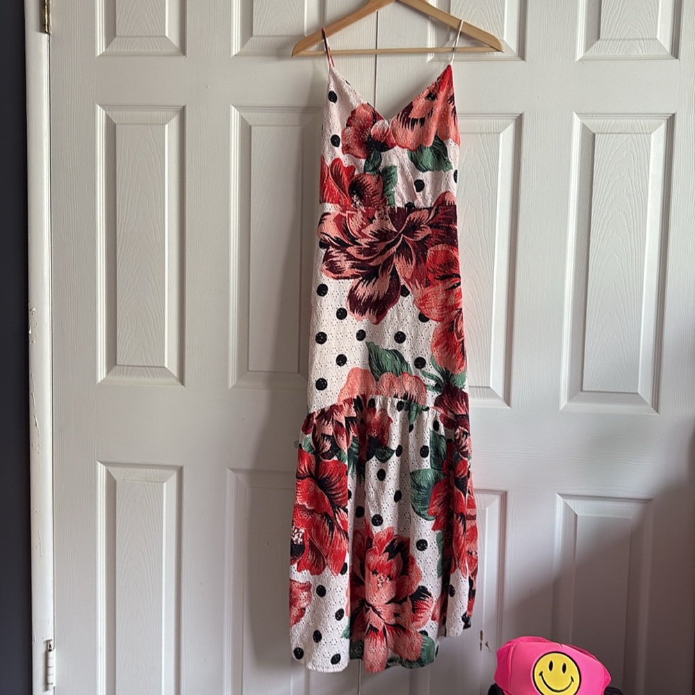 Farm Rio Riviera Eyelet Maxi Dress - Picture 5 of 9